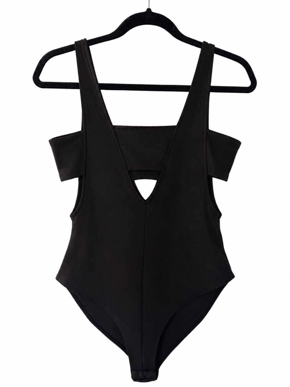 Forever 21 Black Cutout Bodysuit